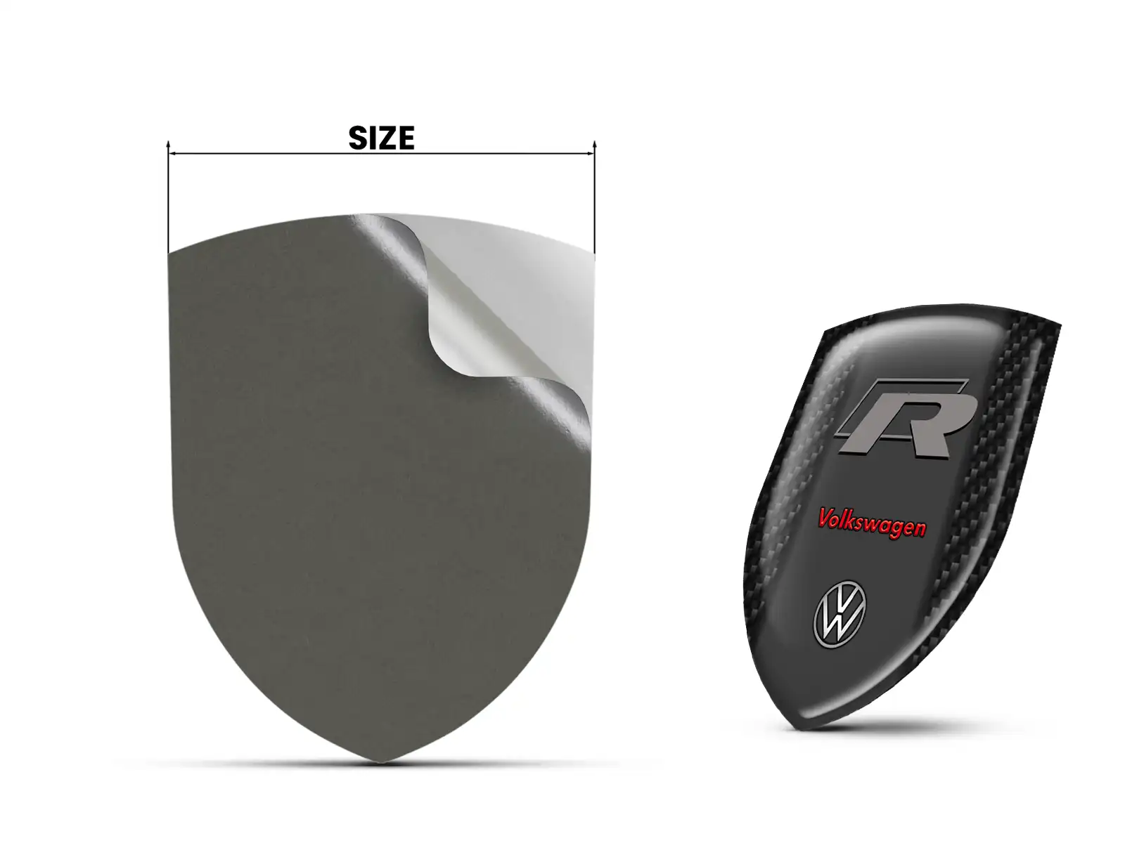 VW Pegatinas En Relieve Coche Resistentes Limitadas Estilo